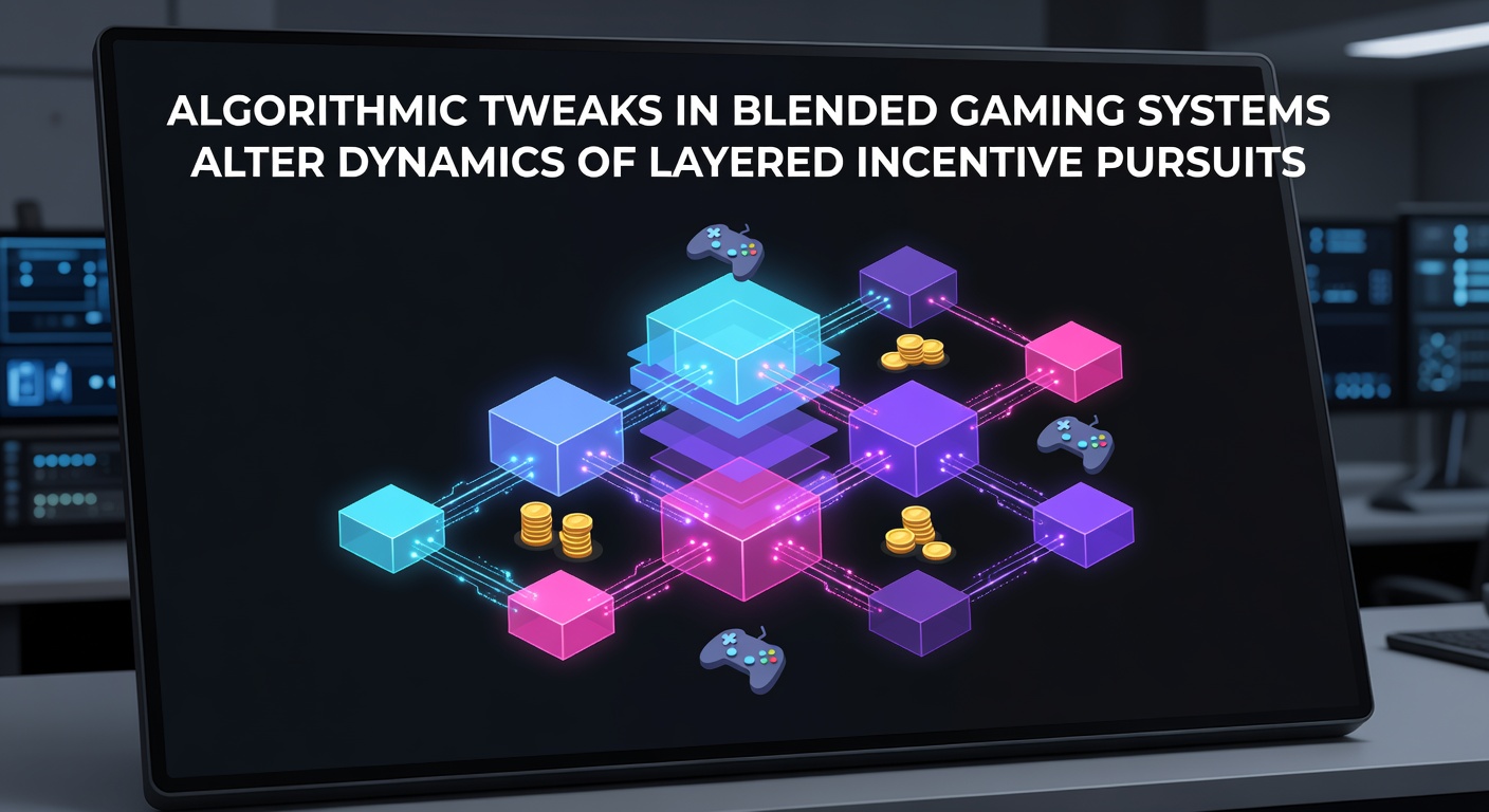 Data visualization of incentive layer interactions following algorithmic updates in hybrid gaming environments
