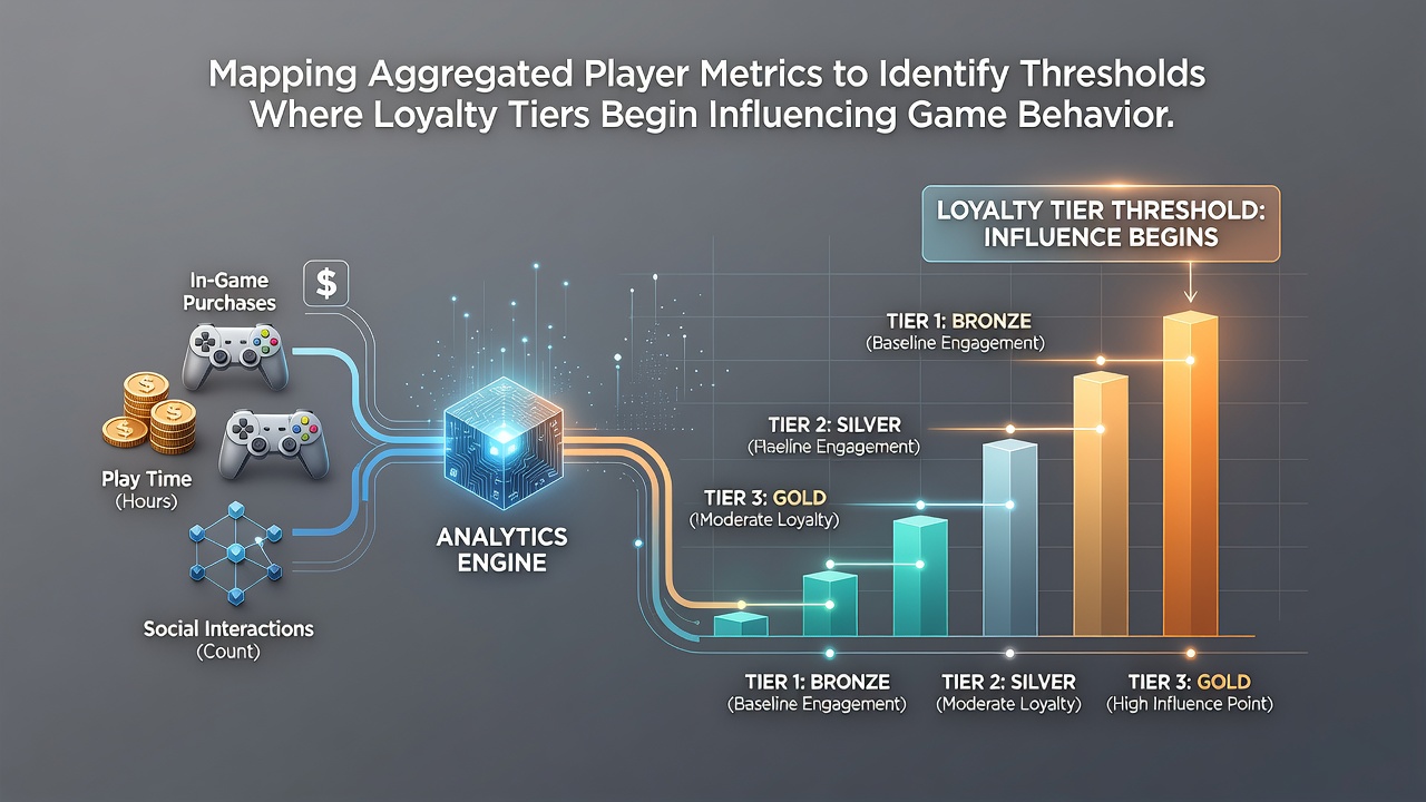 Chart displaying player metric thresholds and corresponding changes in game selection patterns